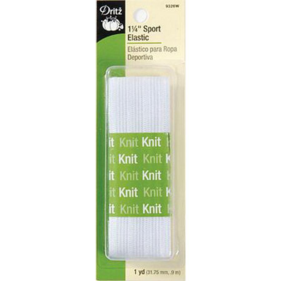 Dritz Sport Elastic 1 - 1/4inx1yd (Box of 4) - Sewingmachinesplus.com