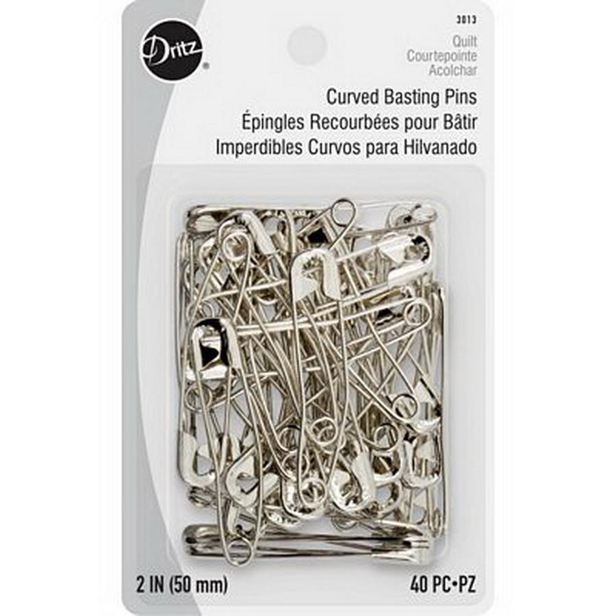 Dritz Curved Basting Pin 2 in (Box of 3) - Sewingmachinesplus.com
