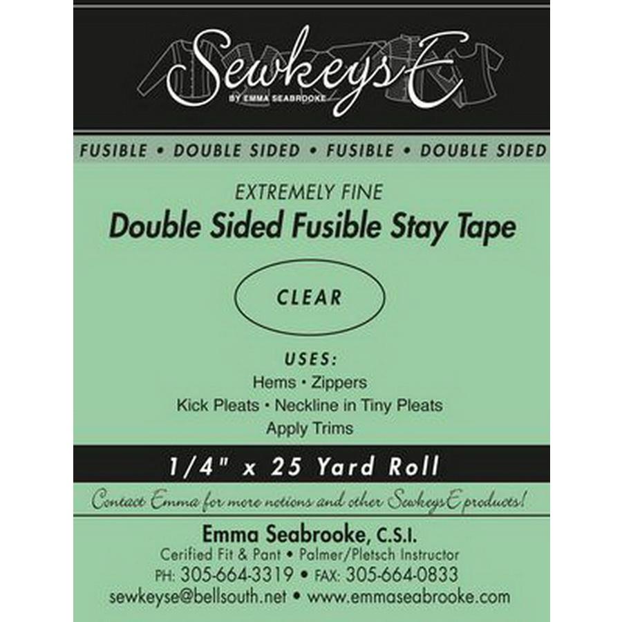 Double Sided Fusible Stay Tape .25 Extremely Fine