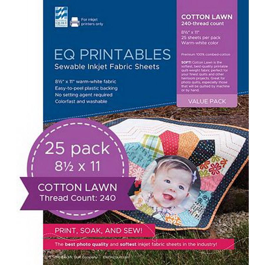 EQ Printables Cotton Lawn 25pk - Sewingmachinesplus.com