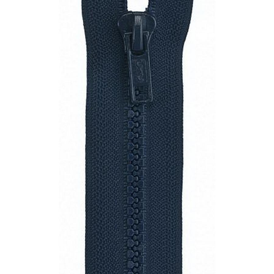 Coats & Clark Separating Sport Zipper - 30" Polyester Navy (Box of 2) - Sewingmachinesplus.com