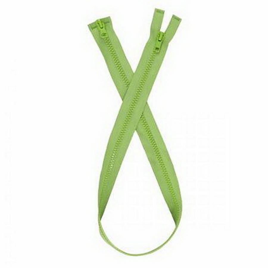 Coats & Clark Dual - Separating Parka Zipper - 30" Lime (Box of 2) - Sewingmachinesplus.com
