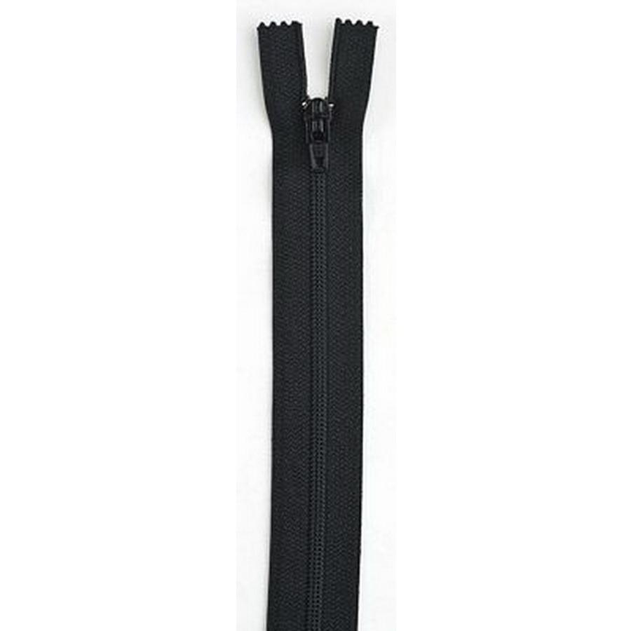 Coil Separating Zipper - 24in Polyester, Black - Sewingmachinesplus.com