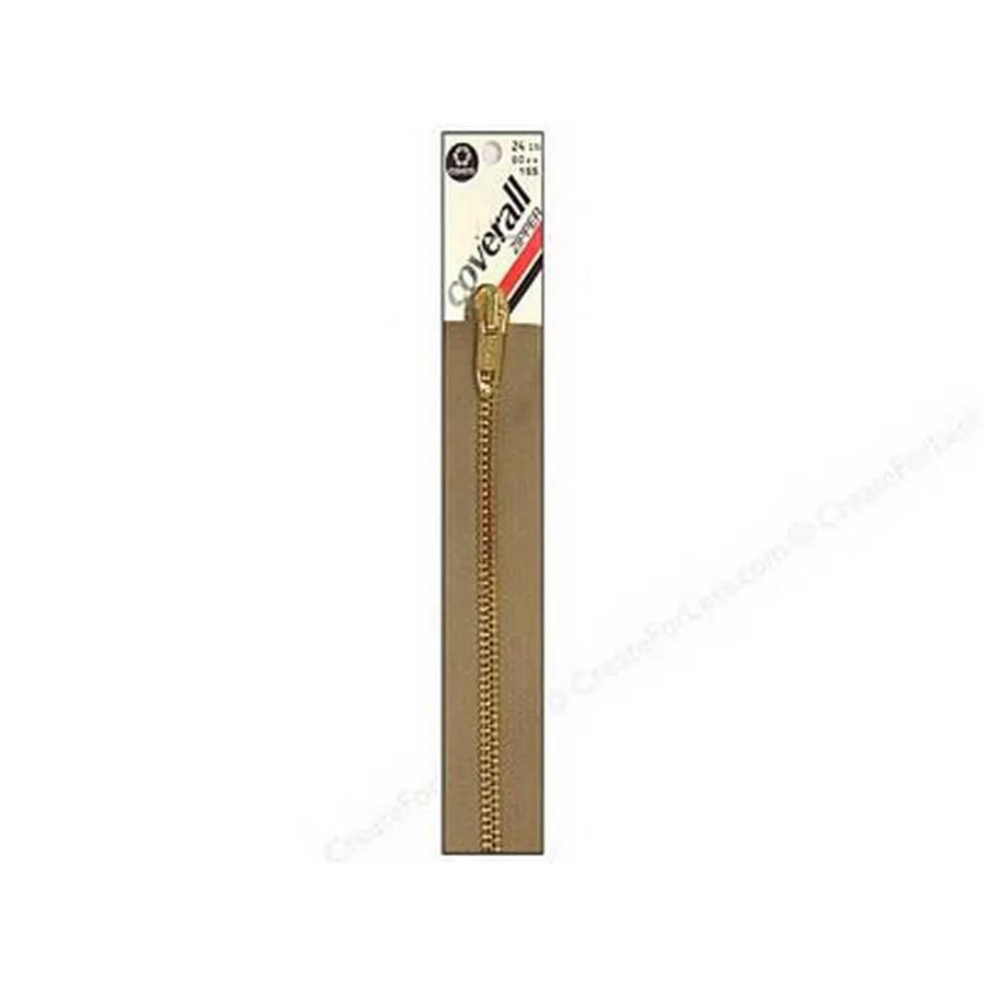Coverall Zipper - 24in Brass, Dogwood BOX02 - Sewingmachinesplus.com