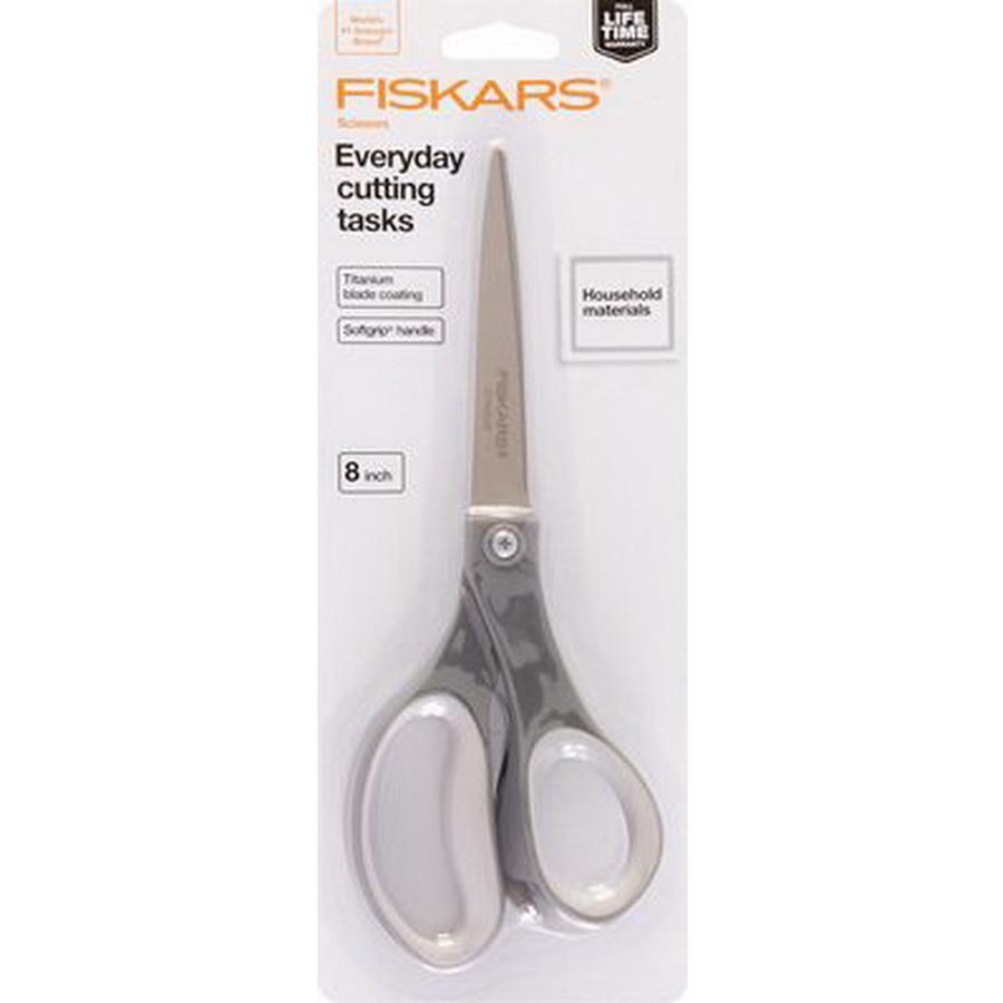 8 in Titanium Softgrip Scissors - Sewingmachinesplus.com
