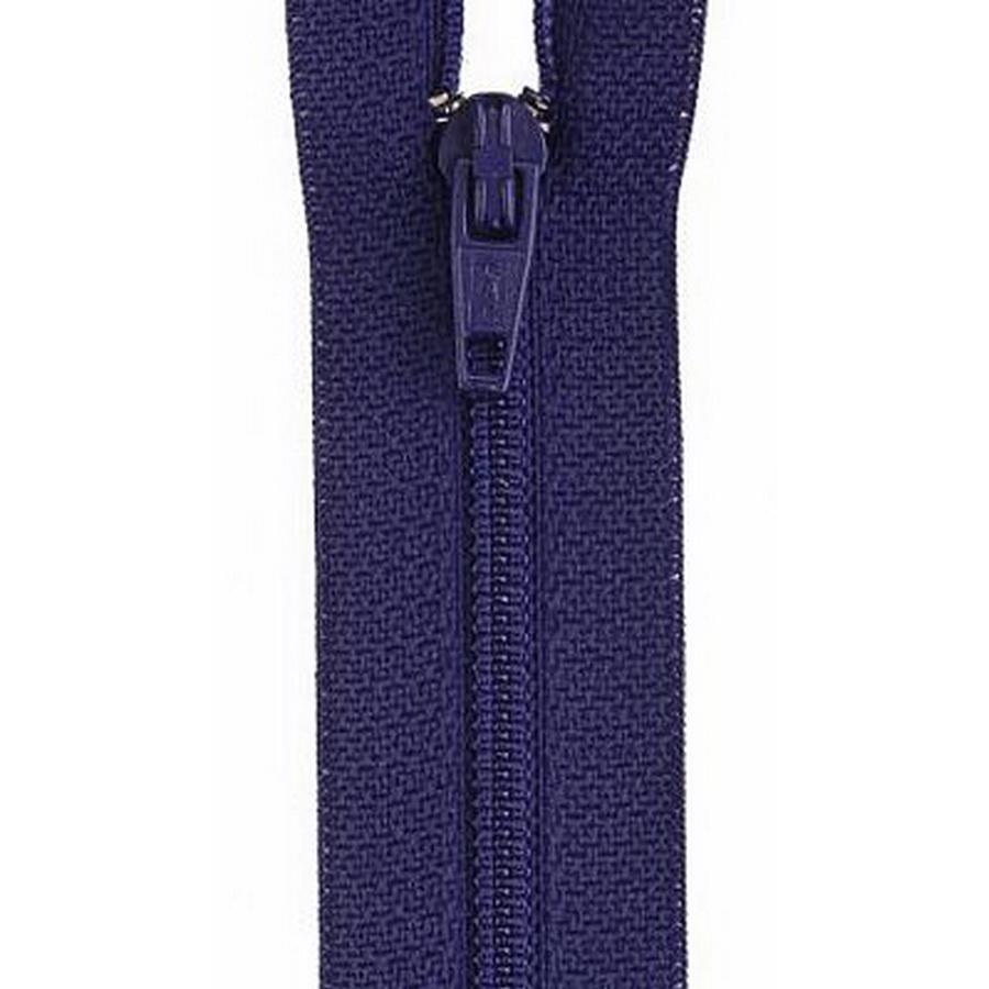Coats & Clark Polyester Zipper 22" Deep Purple (Box of 3) - Sewingmachinesplus.com