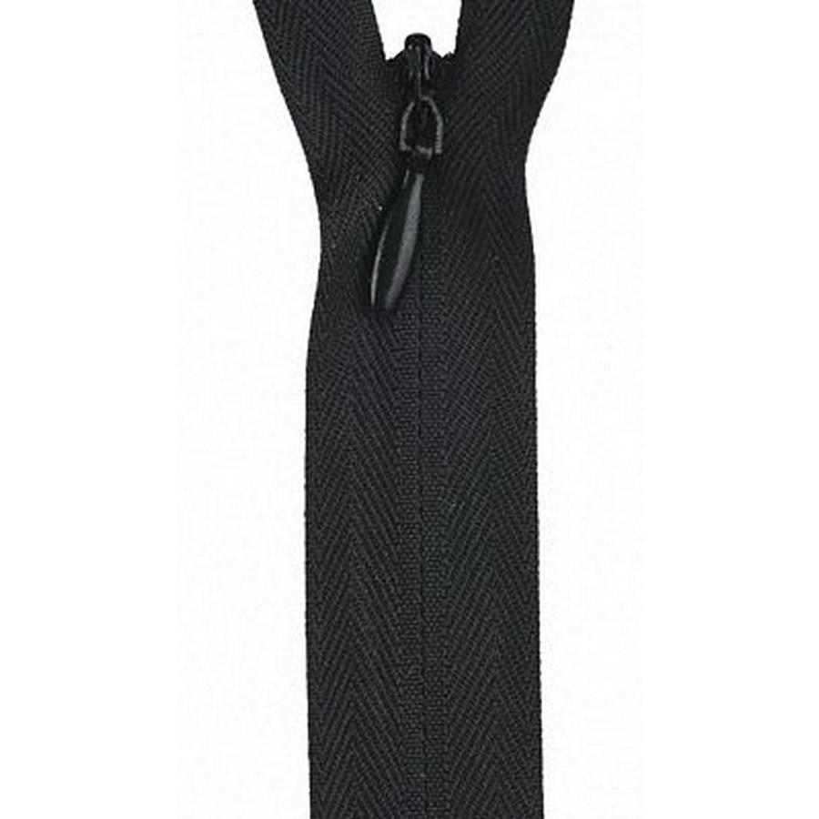 Coats & Clark Polyester Invisible Zipper 12 - 14" Black (Box of 3) - Sewingmachinesplus.com