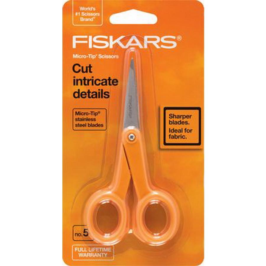 Fiskars Inc. 5" Micro - Tip Scissors - Sewingmachinesplus.com