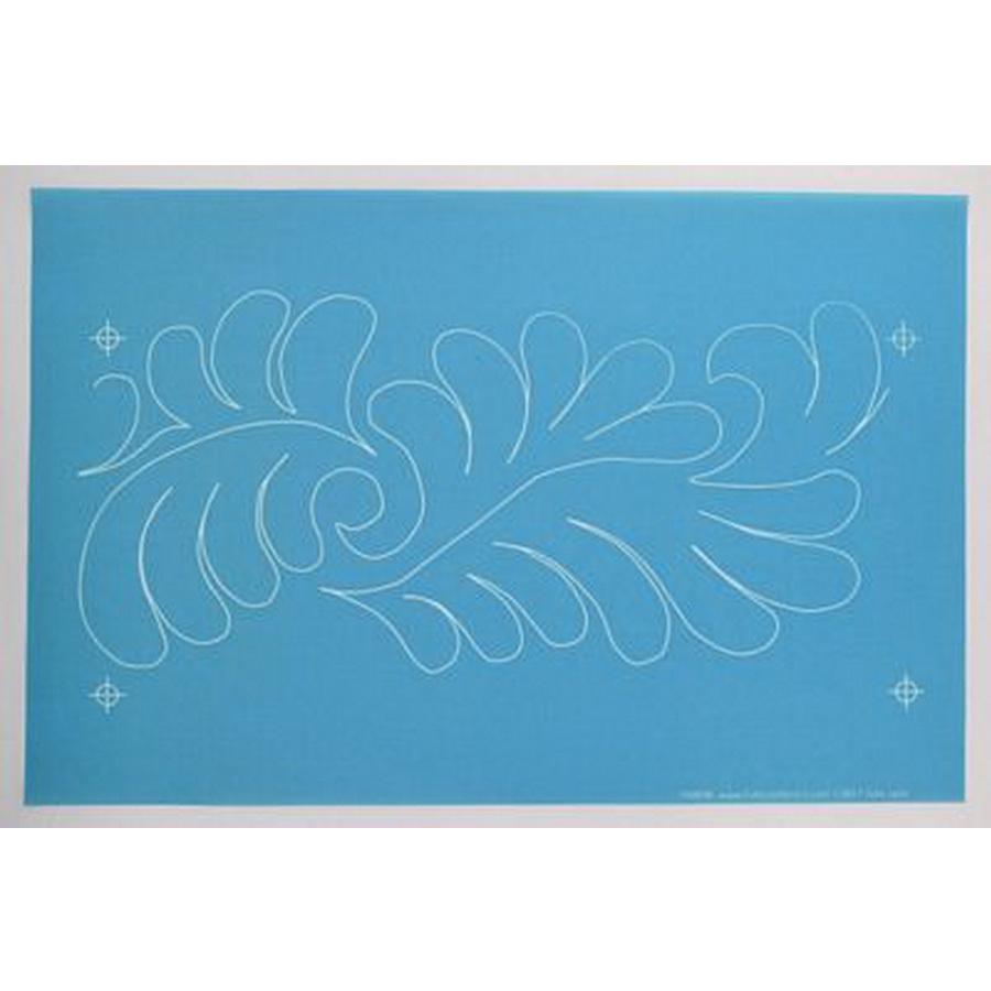 Full Line Stencil Flurry of Feather - Sewingmachinesplus.com