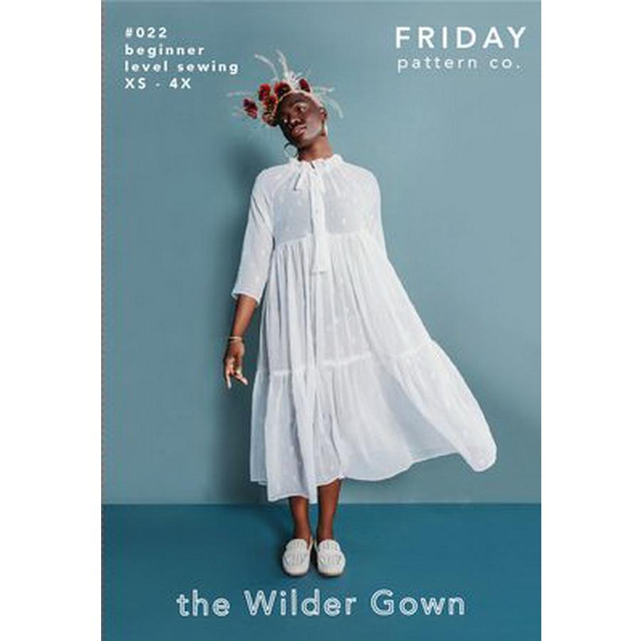 Friday Pattern Company Wilder Gown Pattern - Sewingmachinesplus.com