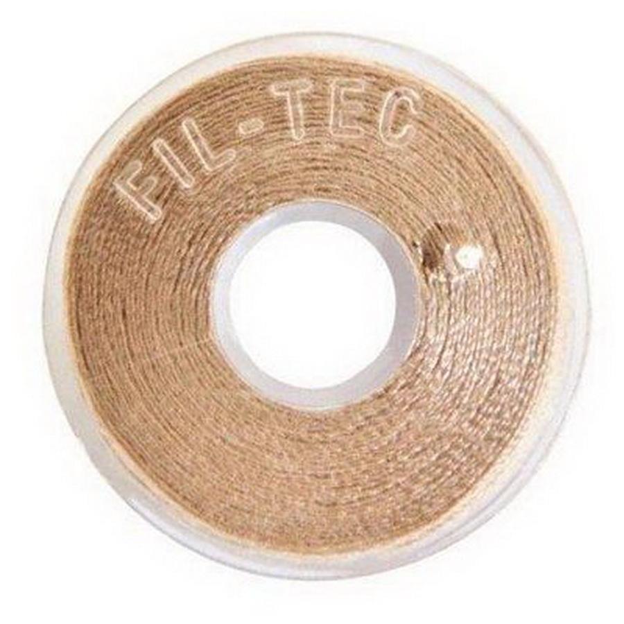 Prewound Bobbin Fil - Tec L Cotton Light Tan 67 yd - Sewingmachinesplus.com