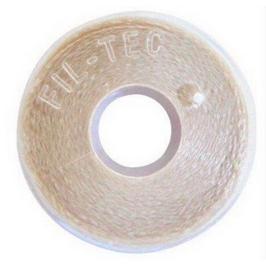 Prewound Bobbin Fil - Tec L Polyester Cream 115yd - Sewingmachinesplus.com