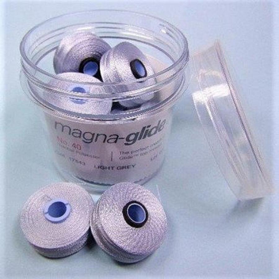 Prewound Bobbin 10pc Light Grey - Sewingmachinesplus.com