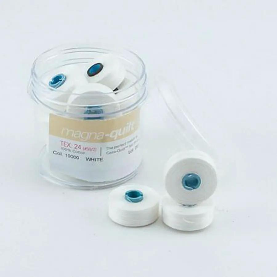 Fil - TEC White Prewound Bobbin Magna Qlt M - Sewingmachinesplus.com