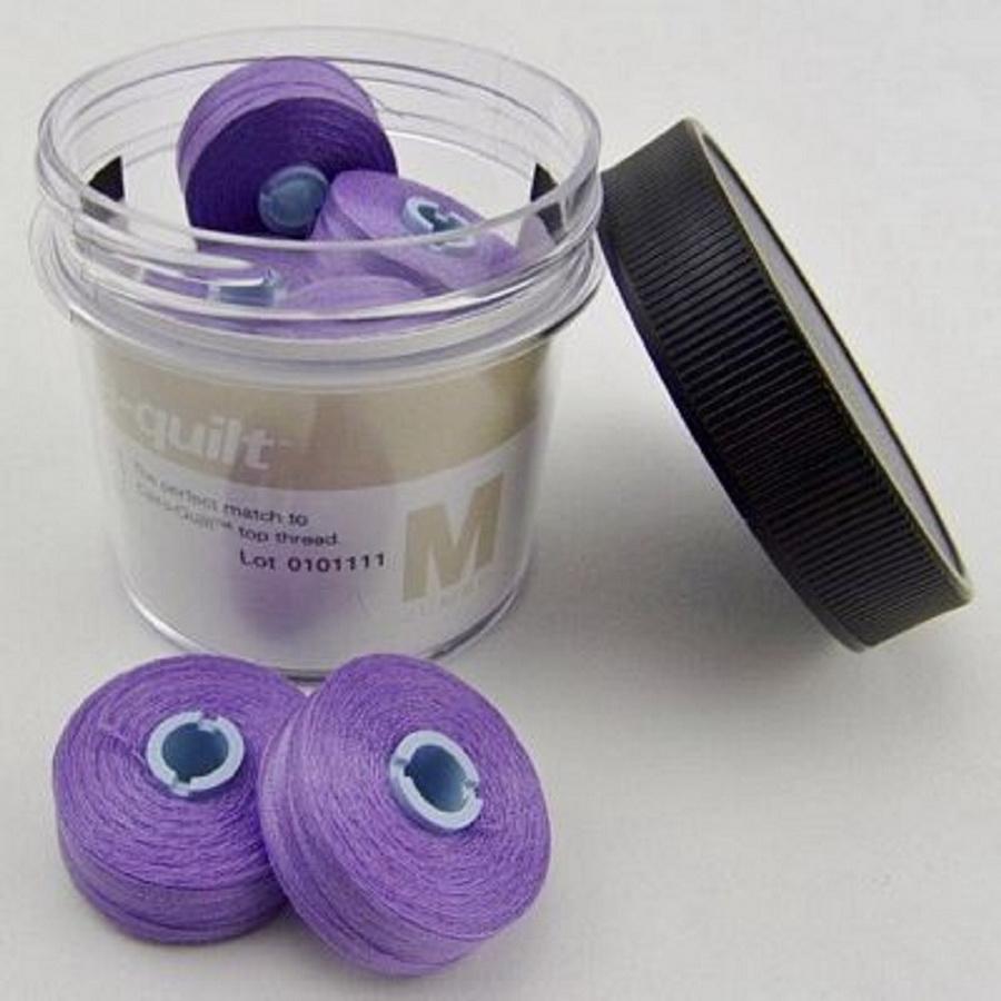 Lilac Prewound Bobbin Magna Qlt M - Sewingmachinesplus.com