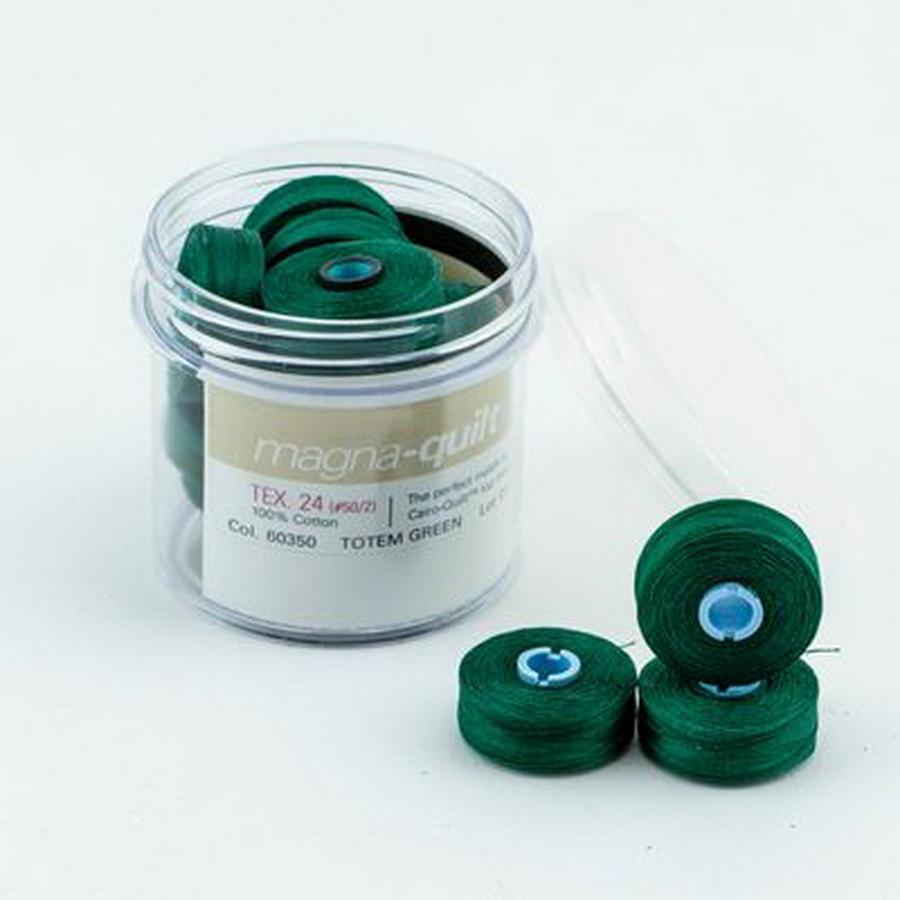 Fil - TEC Totem Green Prewound Bobbin Magna Qlt M - Sewingmachinesplus.com