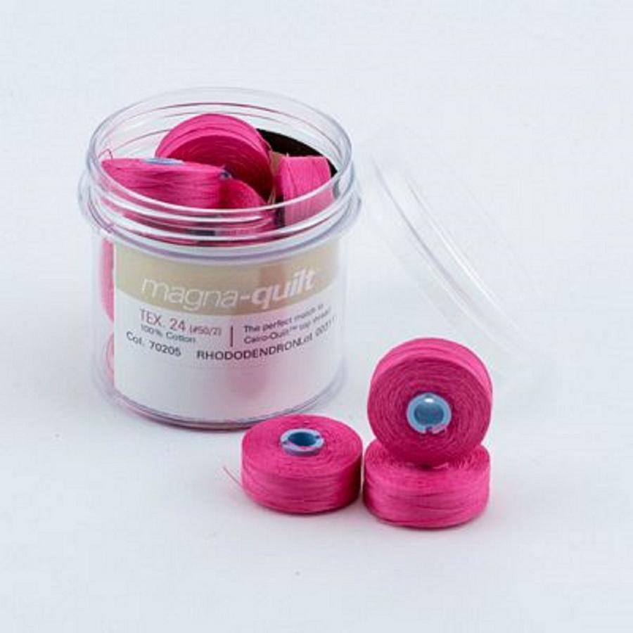 Rhododendron Prewound Bobbin Magna Qlt M - Sewingmachinesplus.com