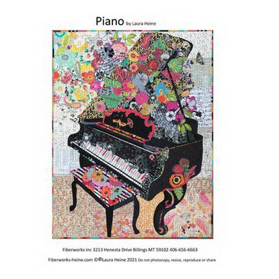 Piano Collage Pattern by Laura Heine - Sewingmachinesplus.com