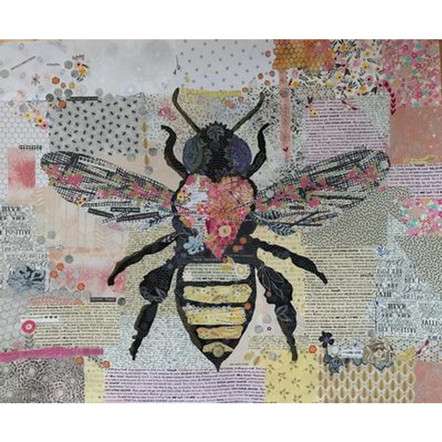 Laura Heine Honey Bee Collage Pattern - Sewingmachinesplus.com