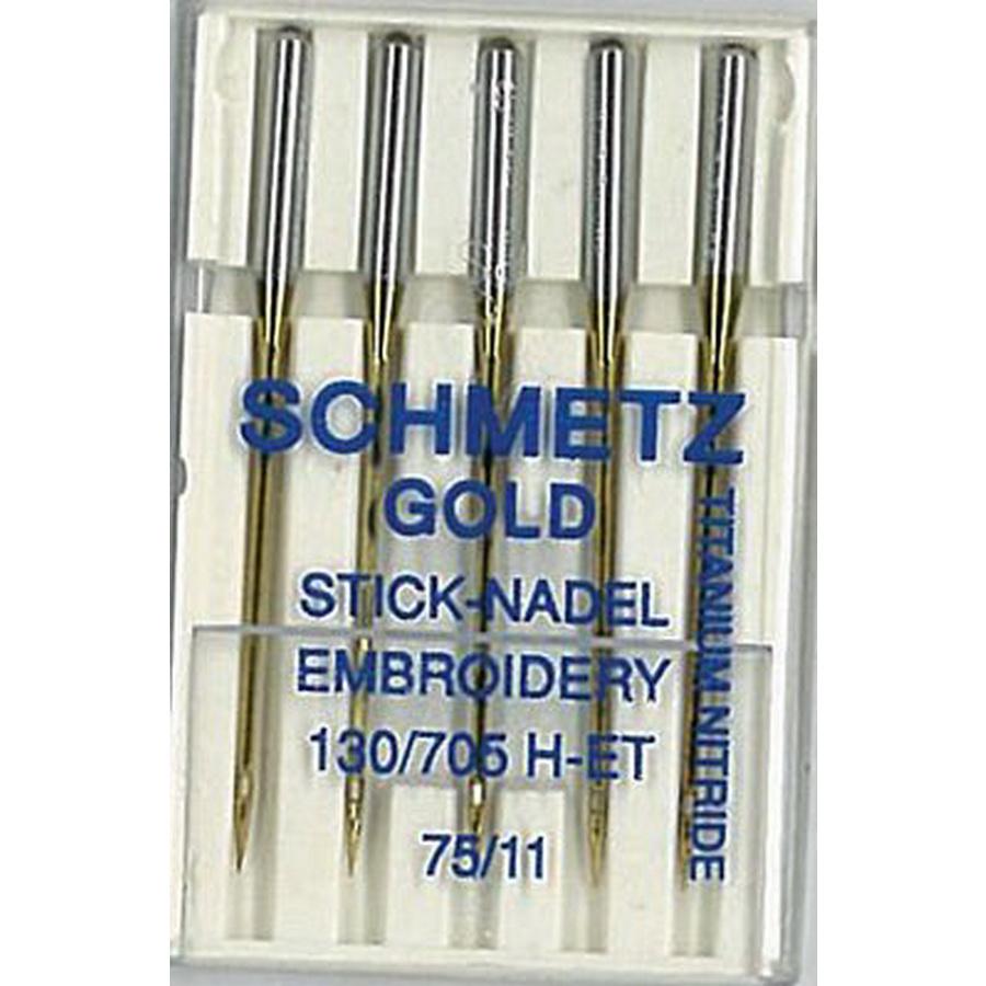 Schmetz Gld Titanium Emb 11/75 - Sewingmachinesplus.com
