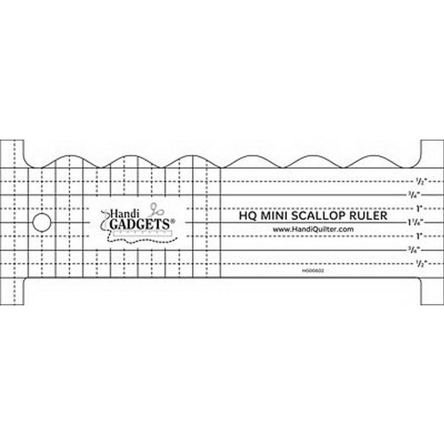 Mini Scallop Ruler - Sewingmachinesplus.com