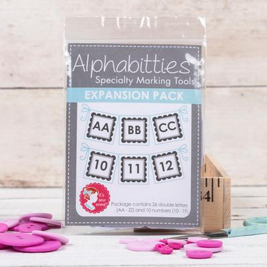 Gray Alphabitties Expansion Pack - Sewingmachinesplus.com
