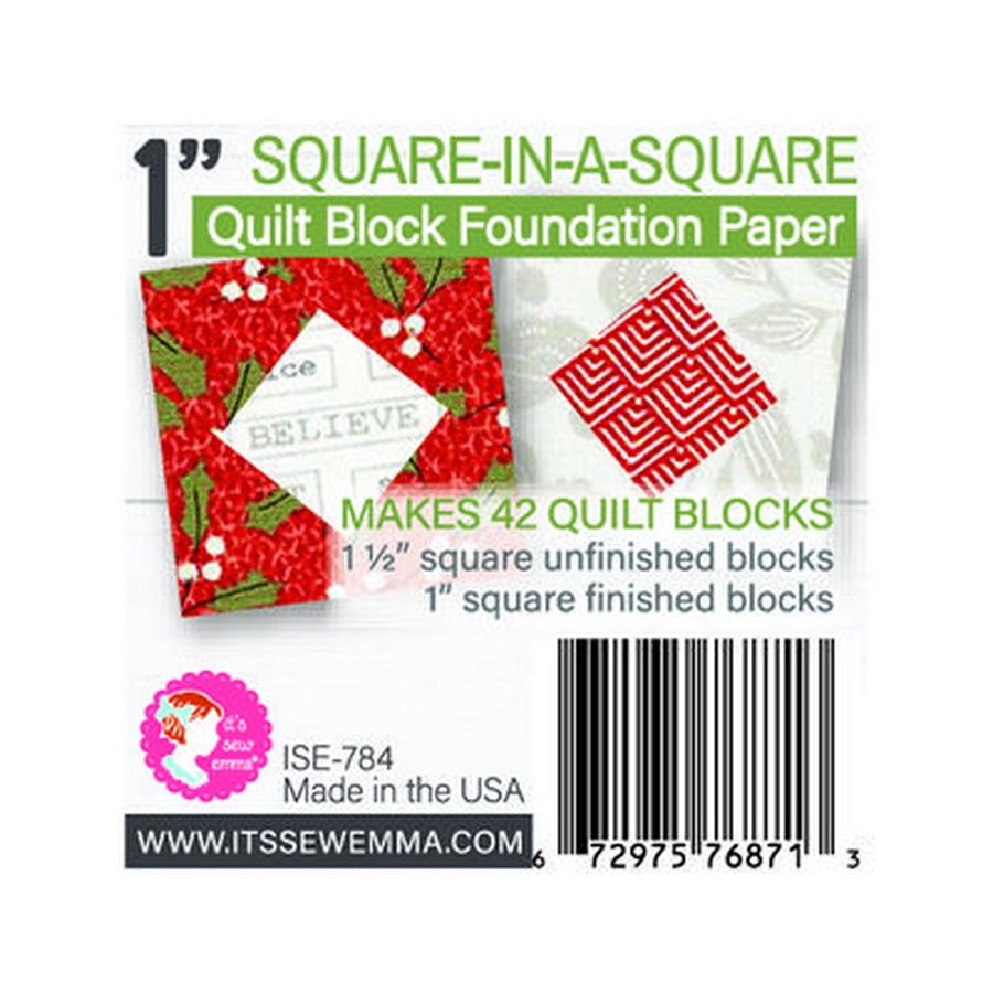 1 in Square in a Square Foundation Paper