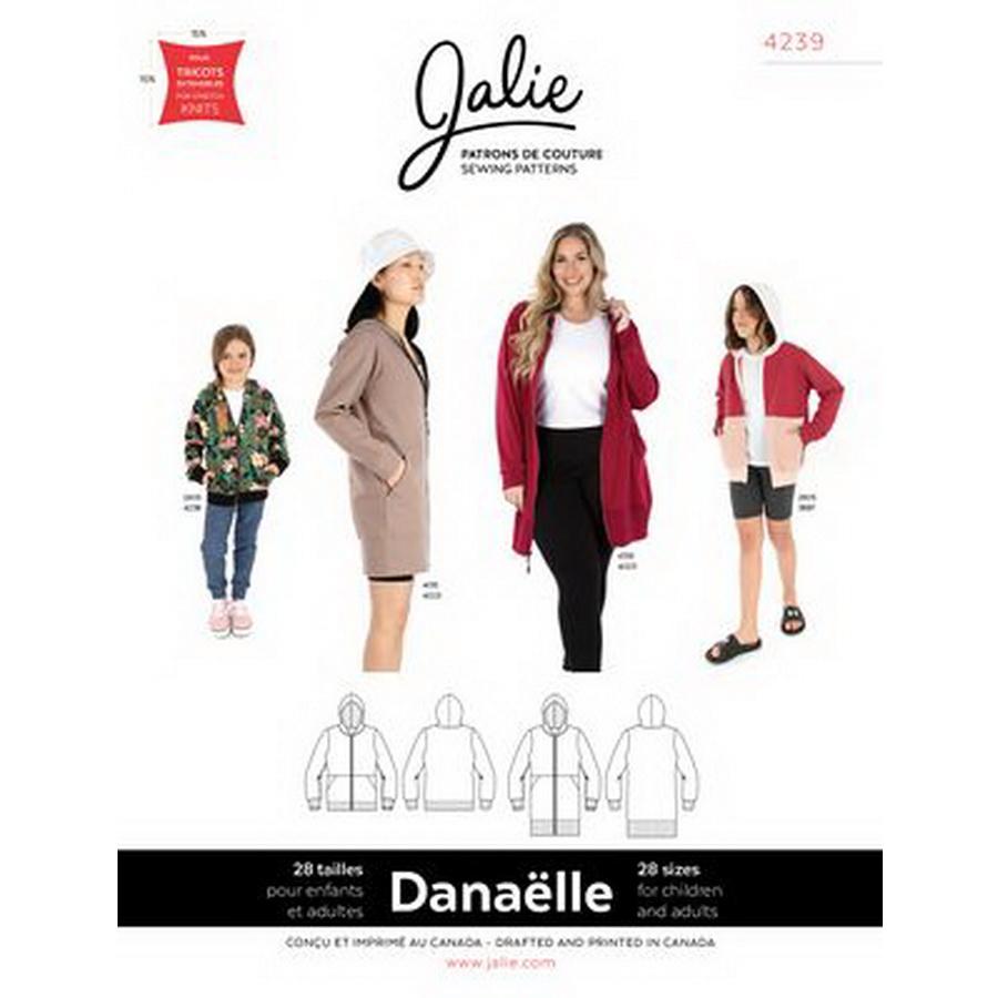 Danaelle Zip - Front Hoodie Pattern - Sewingmachinesplus.com