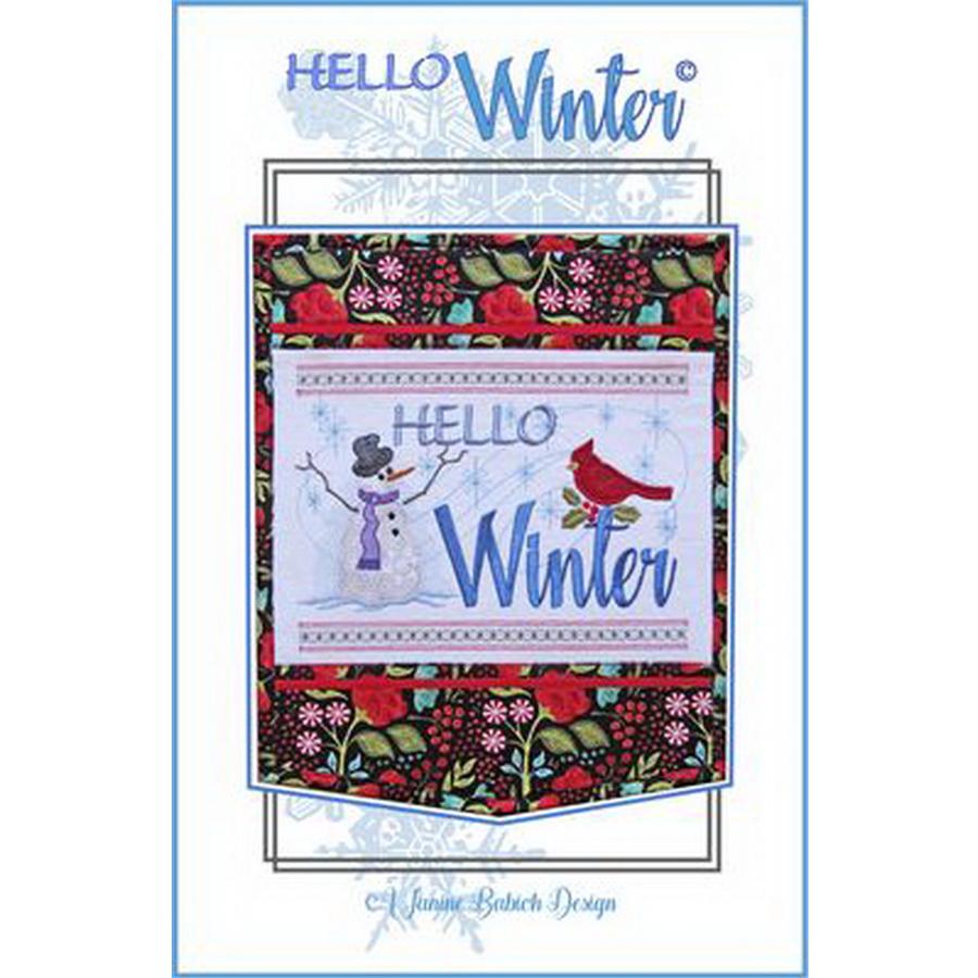 Hello Winter Wall Hanging ME - Sewingmachinesplus.com