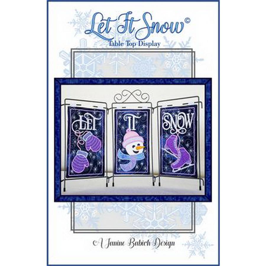 Let It Snow Table Top Display - Sewingmachinesplus.com