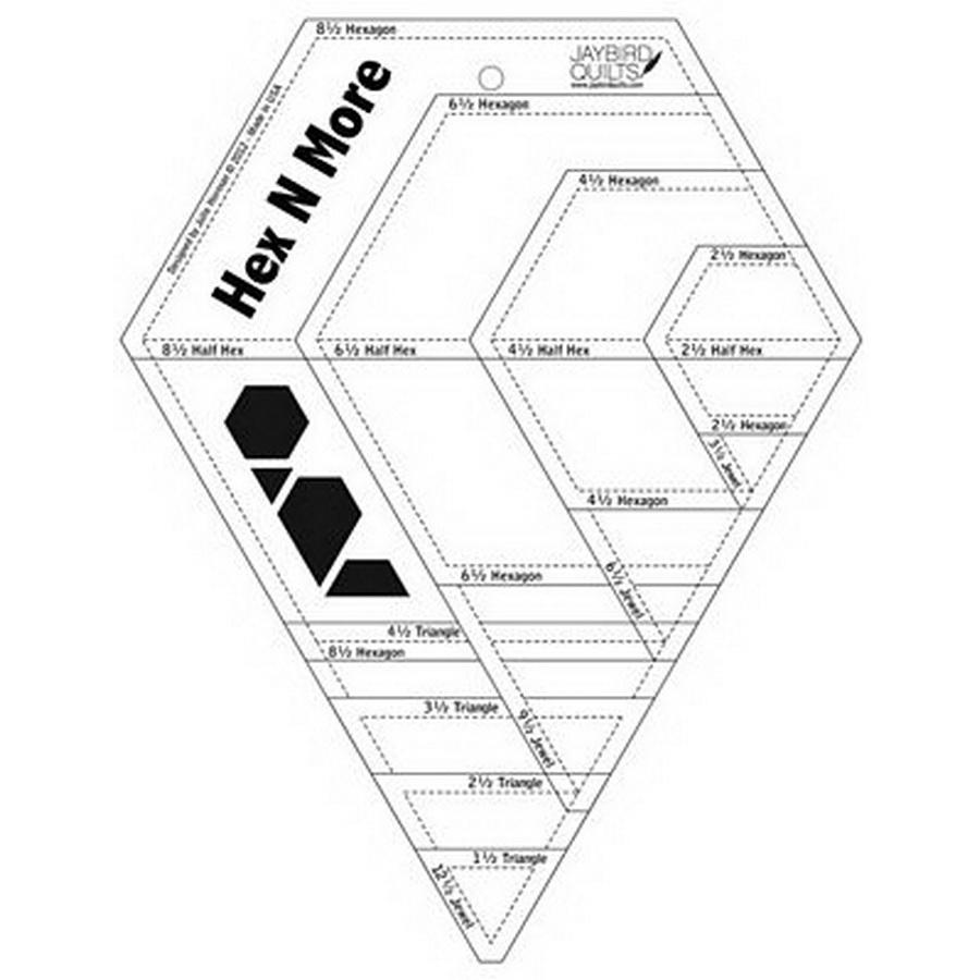 Hex N More Ruler - Sewingmachinesplus.com