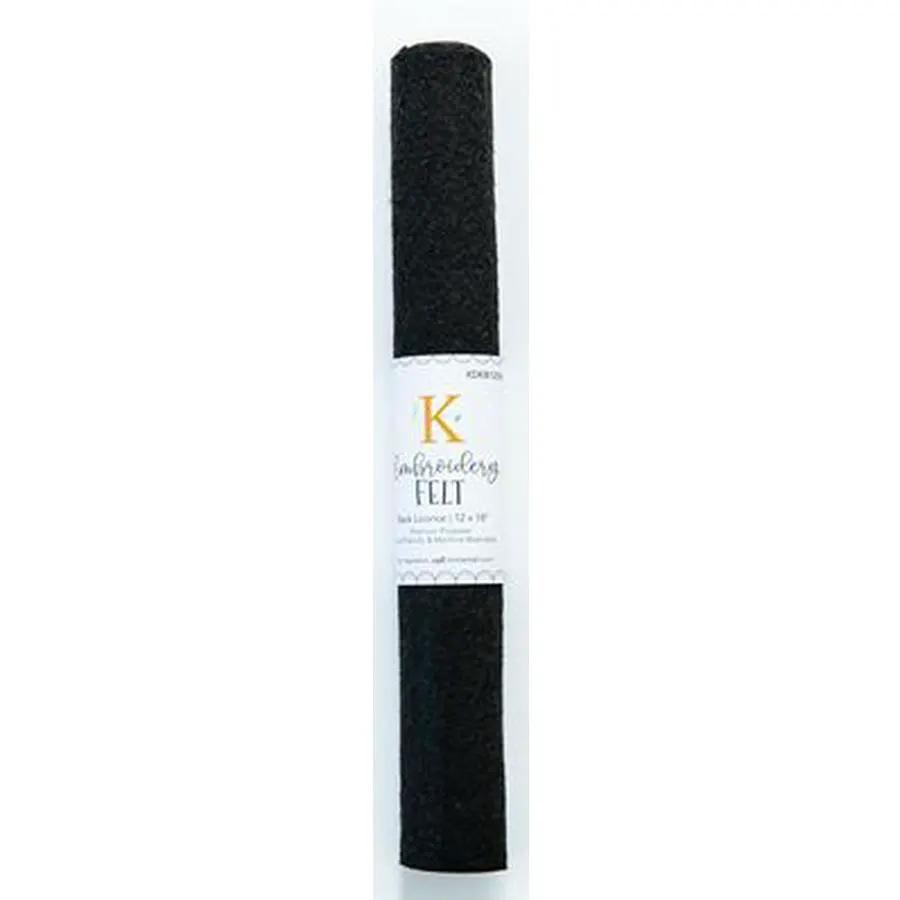 Embroidery Felt Black Licorice - Sewingmachinesplus.com