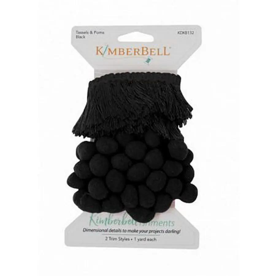Tassels & Poms Trim - Black - Sewingmachinesplus.com