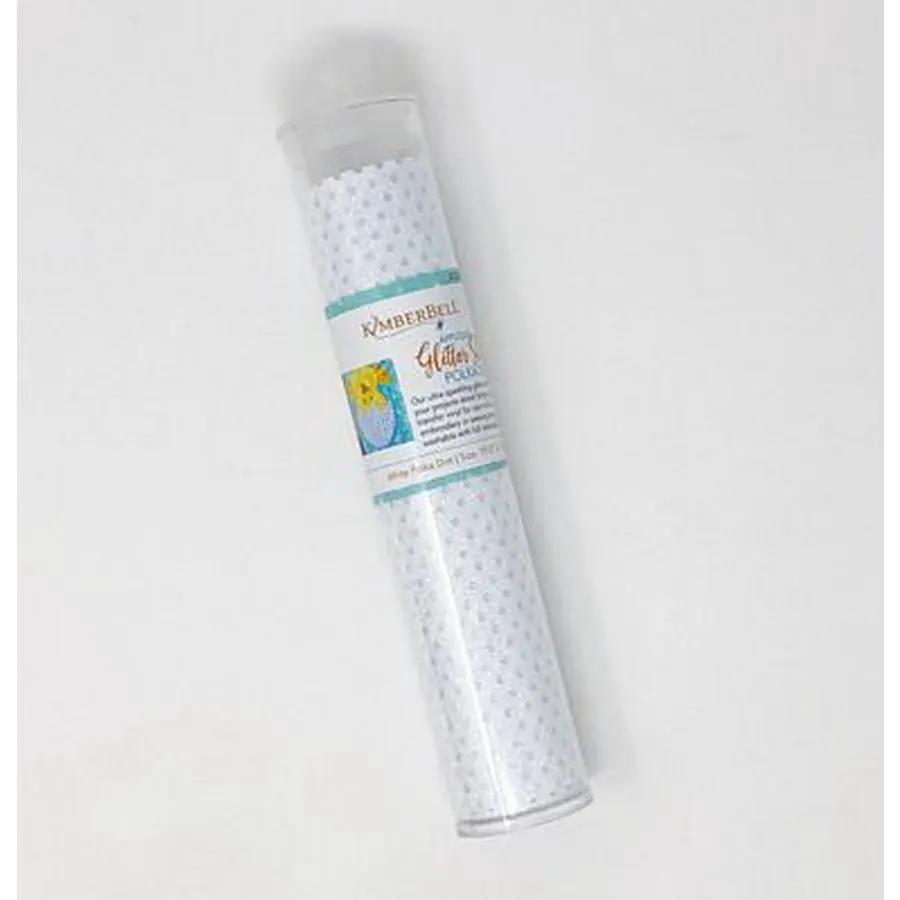 Polka Dot App Glitter Sheet White - Sewingmachinesplus.com