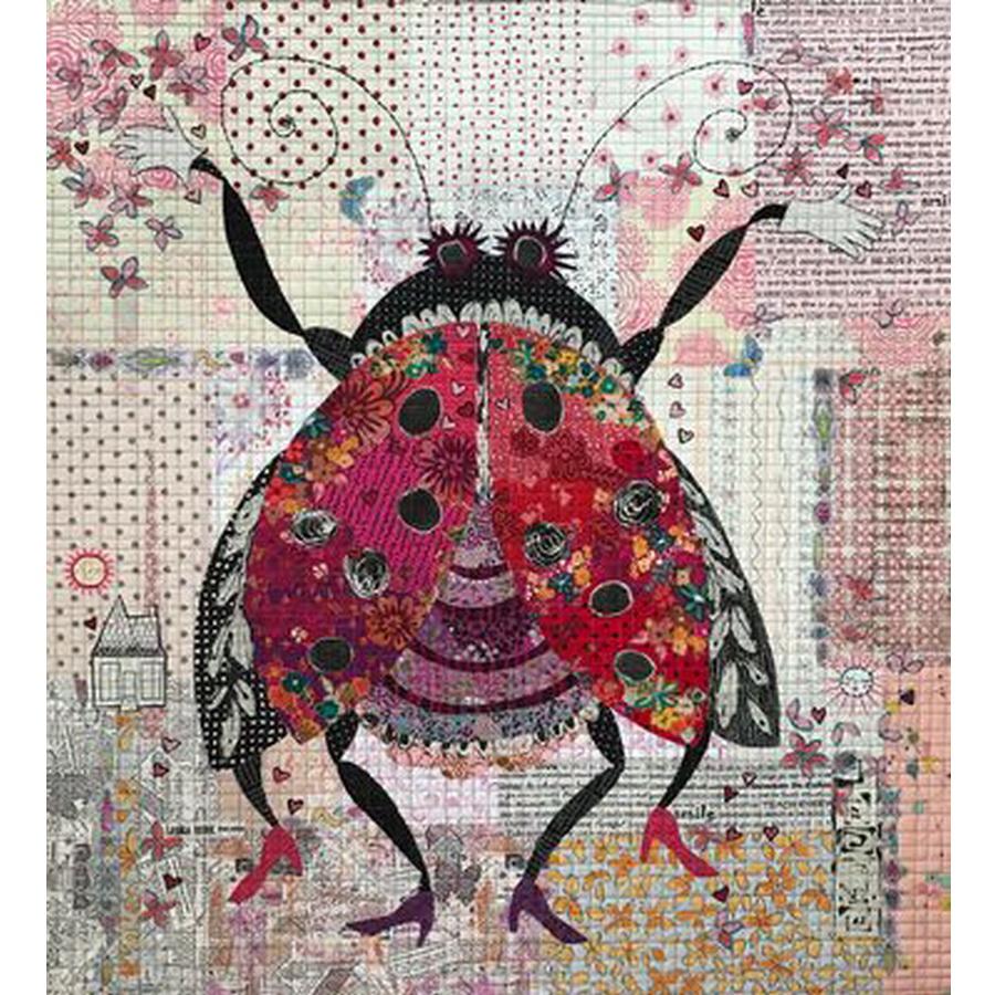 Fiberworks Scarlett The Lady Bug Collage - Sewingmachinesplus.com