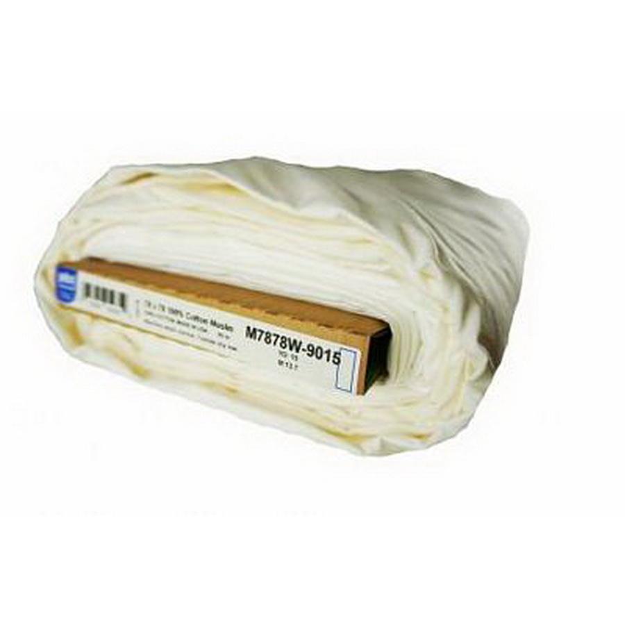 Muslin Bleached White 78x78- 90in x 15yd Bolt