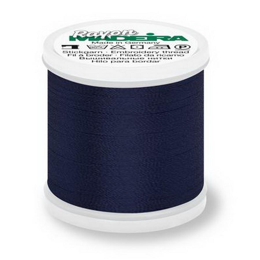 Rayon Thread No 40 200m 220yd - Blue Black - Sewingmachinesplus.com