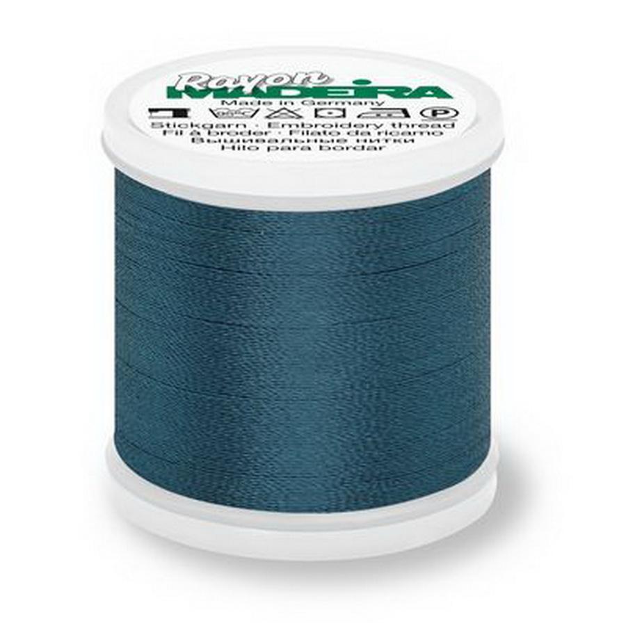 Rayon Thread No 40 200m 220yd - Deep Turquoise - Sewingmachinesplus.com