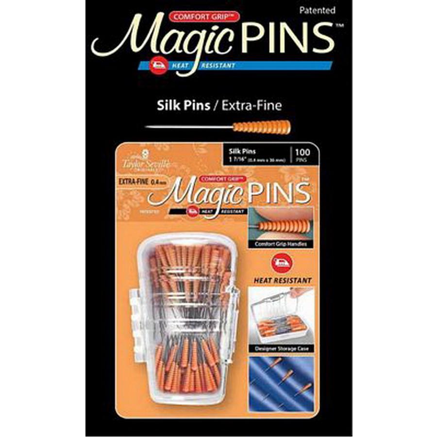 Magic Pins Silk Extra Fine 100 - Sewingmachinesplus.com