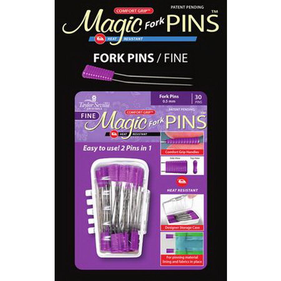 Magic Fork Pins 0.5mm 30 ct - Sewingmachinesplus.com