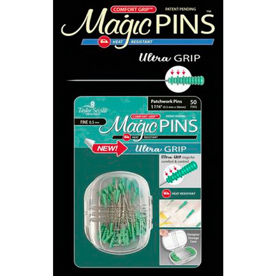 Magic Pins Ultra Grip Extra Long Fine 50 pc - Sewingmachinesplus.com