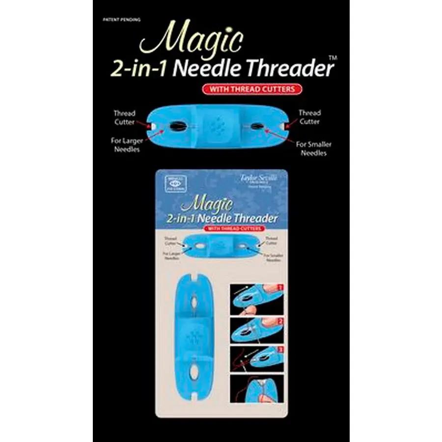 Magic 2 in 1 Needle Threader - Cutter - Sewingmachinesplus.com