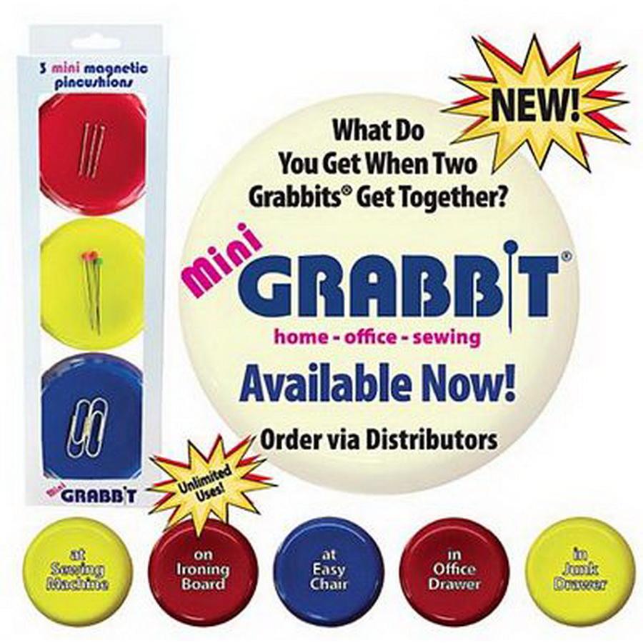 Mini Grabbit Pincushions 3 Ct - Sewingmachinesplus.com