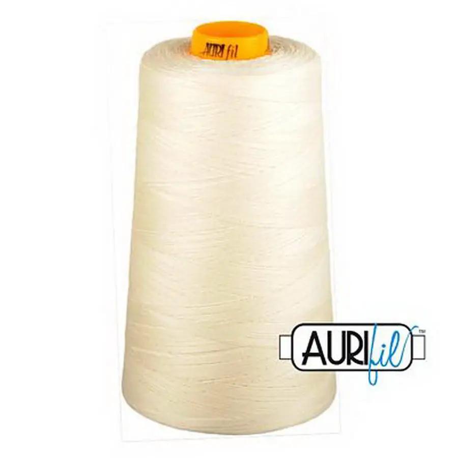 Aurifil 40wt 3 - ply Cones 3,280yd Chalk EA - Sewingmachinesplus.com