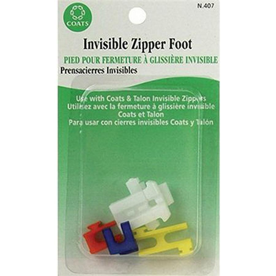 Coats & Clark Zipper Ft Poly Invisible (Box of 6) - Sewingmachinesplus.com