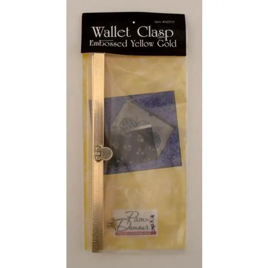 Wallet Clasp Embossed Yellow Gold 7 1/2 - Sewingmachinesplus.com