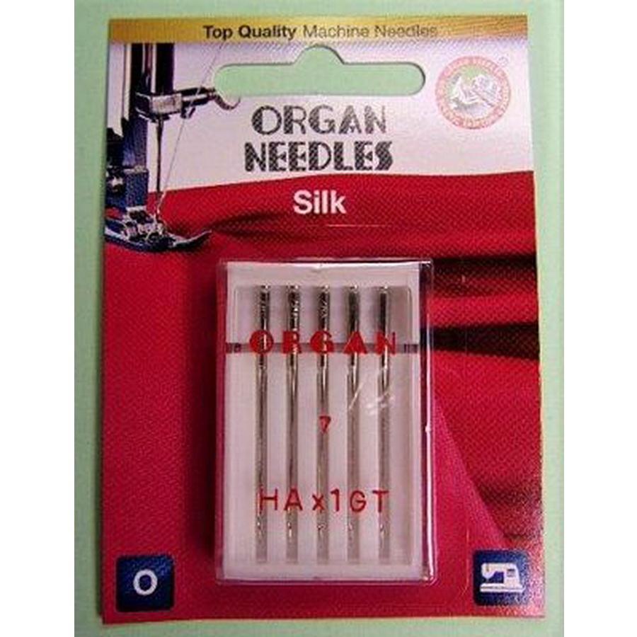 Ndl Organ Silk 55/7 Card/5 - Sewingmachinesplus.com