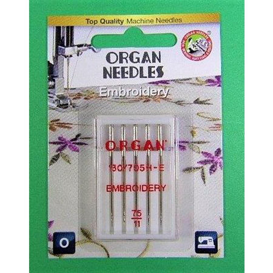 Ndl Organ Embroidery 75 Card/5 - Sewingmachinesplus.com