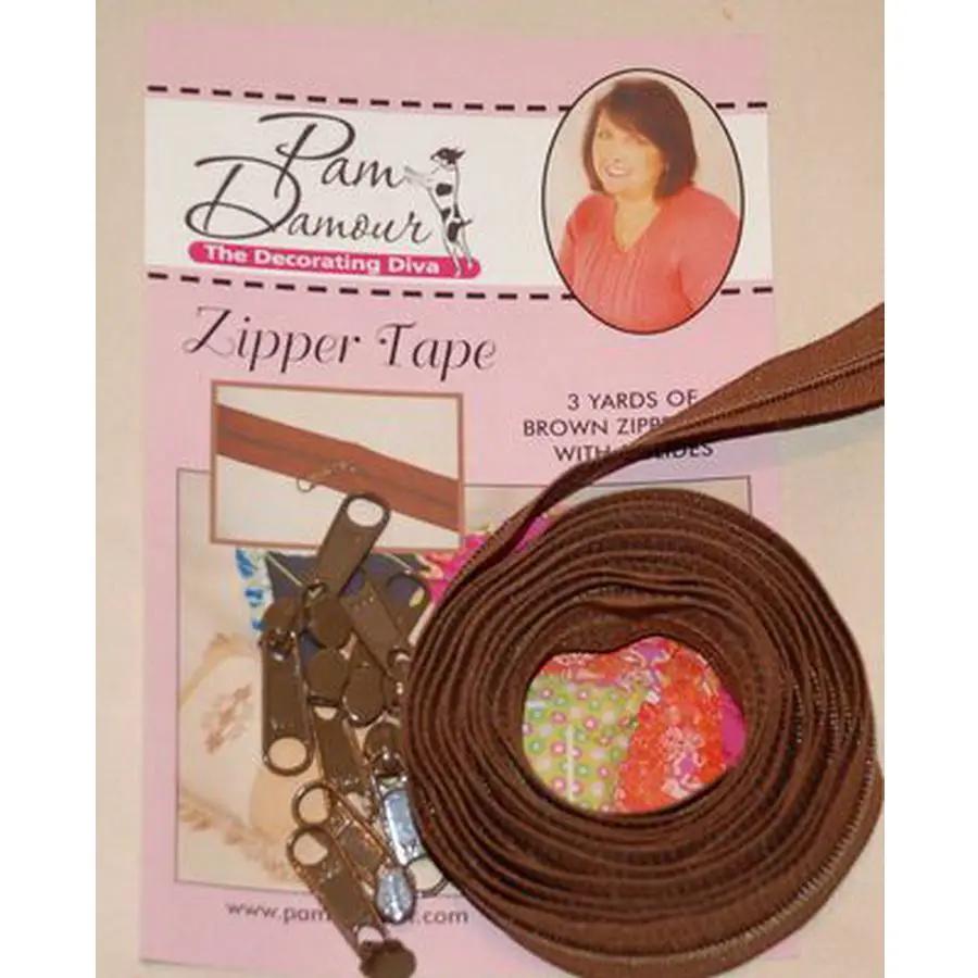 Zipper Tape 3yds Brown - Sewingmachinesplus.com