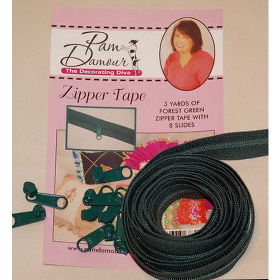 Zipper Tape 3yds Forest - Sewingmachinesplus.com